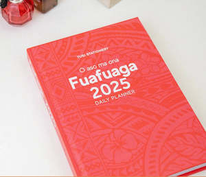 Stationery: Fuafuaga: Daily Planner - B5 Bilingual Samoan English 2025