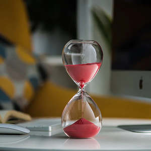 Hand Blown Glass Sand Timer