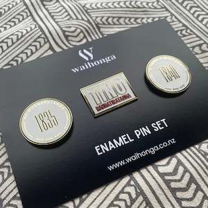 Accessories: Enamel Pins 3 pack - Mana Māori