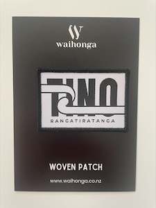 Woven Patch - Tino Rangatiratanga (Black)