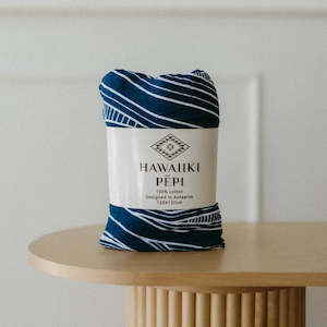 Navy Blue Muslin Wrap