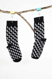 Designer Poutama Socks