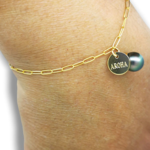 Aroha Kiki Bracelet (gold fill)