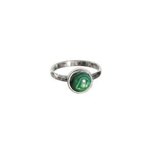 La Stèle Malachite Circle Ring