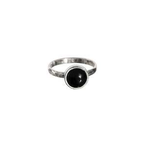 Rings: La Stèle Black Onyx Circle Ring