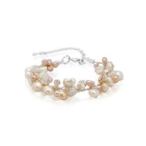 Areeya White Pink Bracelet