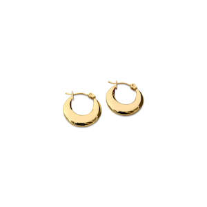 Fabuleux Vous: FV Yellow Gold 20mm Hollow Hoop Earrings