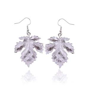 Changing Season Solid Silver Earrings