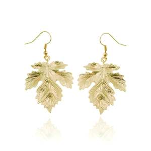 Fabuleux Vous: Changing Season Yellow Gold Solid Earrings