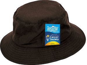 Screen printing: Cancer Society Deflector Bucket Hat