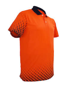 Screen printing: Adults Hi-Vis Gradient Polo