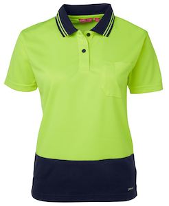 Ladies Hi Vis S/S Comfort Polo