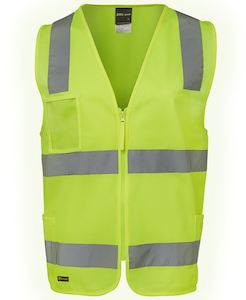 Screen printing: Hi Vis (D+N) Zip Safety Vest