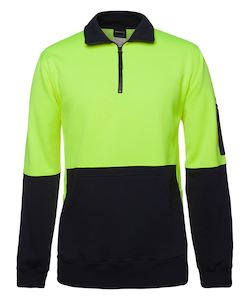 Hi Vis 330G 1/2 Zip Fleece