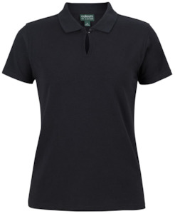 Ladies Cotton SS Stretch Polo