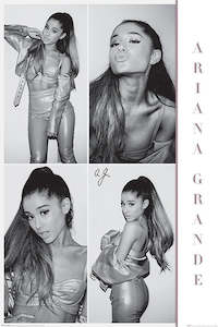 Ariana Grande Black And White Four Photos Maxi Poster