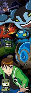 Ben 10 Ultimate Alien Ultimates Montage 158x53cm Vintage Door Poster