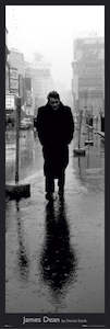 James Dean Times Square In The Rain Classic Vintage 158x53cm Door Poster