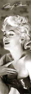 Paper product wholesaling: Marilyn Monroe Glow Colour 158x53cm Licensed Door Poster