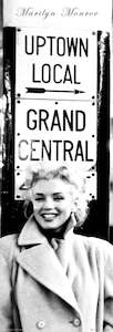 Paper product wholesaling: Marilyn Monroe Grand Central New York B&W 158x53cm Licensed Door Poster