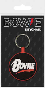 Paper product wholesaling: David Bowie Logo Woven Keychain