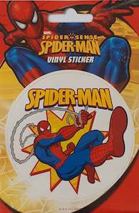 Paper product wholesaling: Spider-Man Spider Sense Vintage Circular Vinyl Sticker