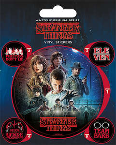 Stranger Things One Sheet Vinyl Sticker Pack