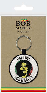 Bob Marley One Love Woven Keychain