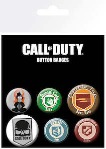 Call Of Duty Mix Set Of 6 Badge Pack