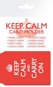 Paper product wholesaling: Keep Calm And Carry On Card Holder