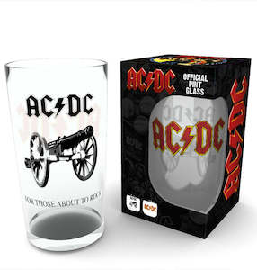 AC/DC For Those About To Rock Official Licensed Pint Glass