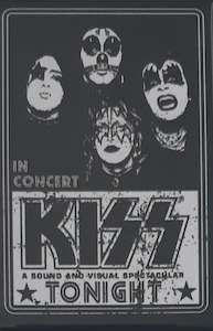 Kiss In Concert Fridge Magnet