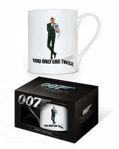 Paper product wholesaling: James Bond You Only Live Twice Bone China Porcelain Mug 11 oz / 315 ml