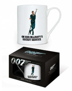 James Bond On Her Majesty's Secret Service Bone China Porcelain Mug 11 oz / 315 ml