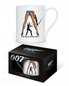 James Bond For Your Eyes Only Bone China Porcelain Mug 11 oz / 315 ml