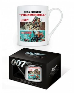 James Bond Thunderball Bone China Porcelain Mug 11 oz / 315 ml