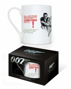 Paper product wholesaling: James Bond Dr No Bone China Porcelain Mug 11 oz / 315 ml