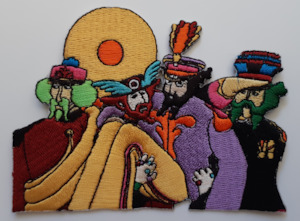 The Beatles Yellow Submarine Characters Official Embroidered Iron On Patch