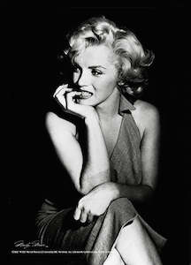 Marilyn Monroe Sitting Postcard