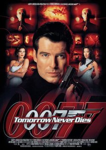 Paper product wholesaling: James Bond Tomorrow Never Dies Postcard