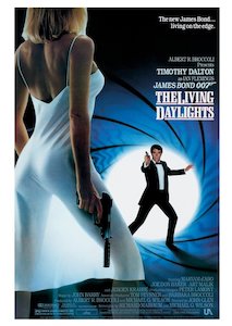 Paper product wholesaling: James Bond The Living Daylights Postcard