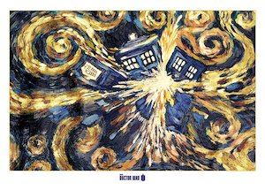 Doctor Who Exploding Tardis 100x140cm Panoramic Giant Poster