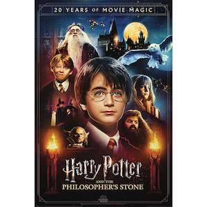 Paper product wholesaling: Harry Potter 20 Years Of Movie Magic Maxi Poster