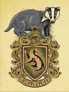 Harry Potter Hufflepuff Crest 30x40cm Movie Print