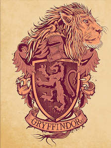 Harry Potter Gryffindor Crest 30x40cm Movie Print