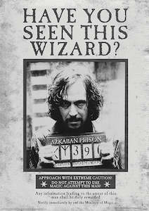 Harry Potter Sirius Wanted 30x40cm Movie Print