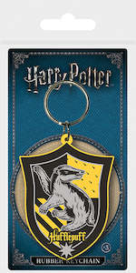 Harry Potter Hufflepuff Rubber Keychain