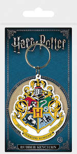 Paper product wholesaling: Harry Potter Hogwarts Rubber Keychain