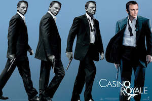 Paper product wholesaling: James Bond Casino Royale Walk Maxi Poster Blockmount