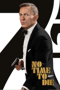 Paper product wholesaling: James Bond No Time To Die Tuxedo Maxi Poster